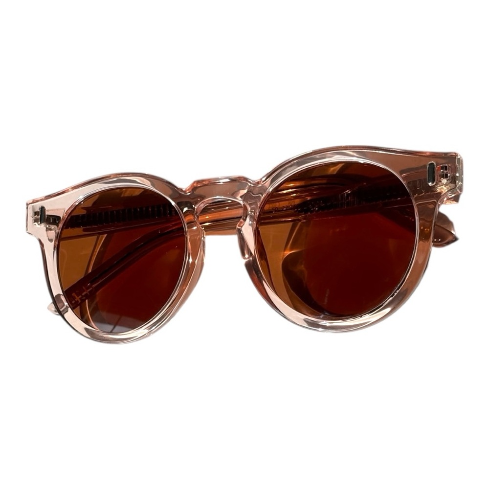 Bonnie Clyde Women’s The Hill round fashion sheer pink sunglasses | 50.22.145